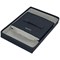 Leitz Fabric Storage Box with Lid, Twinpack, Small, Grey