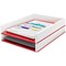 Leitz Wow Self-stacking Letter Tray, White & Red