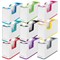 Leitz Wow Tape Dispenser and 1 Tape Roll, Takes 19mm x 33m Tape, White & Red