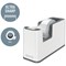 Leitz Wow Tape Dispenser and 1 Tape Roll, Takes 19mm x 33m Tape, White & Red