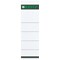 Leitz Replacement Spine Labels for Standard Lever Arch File, Self Adhesive, 1642-00-85, Pack of 10