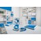 Leitz NeXXt Wow Half Strip Stapler, Capacity 30 Sheets, Blue