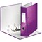 Leitz Wow A4 Lever Arch Files, 80mm Spine, Purple, Pack of 10