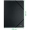 Leitz Recycle A4 Elasticated Folder, Black, Pack of 10