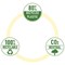 Leitz Recycle Expanding Concertina Project File, 5 Part, A4, Yellow, Pack of 5