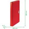 Leitz Recycle Expanding Concertina Project File, 5 Part, A4, Red, Pack of 5