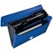 Leitz Recycle Expanding Concertina Project File, 5 Part, A4, Blue, Pack of 5