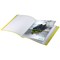 Leitz Recycle A4 Display Book, 20 Pockets, Yellow, Pack of 10