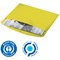 Leitz Recycle A4 Plastic Popper Wallets, Yellow, Pack of 10