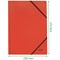 Leitz Recycle A4 Elasticated Folder, Red, Pack of 10