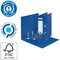 Leitz Recycled A4 Lever Arch Files, 80mm Spine, Blue, Pack of 10