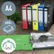 Leitz Recycle A4 Lever Arch File, 80mm Spine, Green, Pack of 10