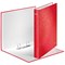 Leitz Wow Ring Binder, A4, 2 D-Ring, 25mm Capacity, Red, Pack of 10