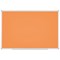 Bi-Office Ayda Magnetic Tangerine Board, 900 x 600mm, Lacquered Steel Surface, Aluminium Frame