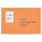 Bi-Office Ayda Magnetic Tangerine Board, 1200 x 900mm, Lacquered Steel Surface, Aluminium Frame