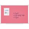 Bi-Office Ayda Magnetic Fuchsia Board, 1200 x 900mm, Lacquered Steel Surface, Aluminium Frame