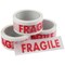 Vinyl Tape Printed Fragile 50mmx66m White Red (Pack of 6) PPVC-FRAGILE