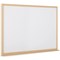 Bi-Office Earth Prime Drywipe Whiteboard, Oak Effect 32mm Frame, 900x600mm