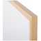 Bi-Office Earth Prime Drywipe Whiteboard, Oak Effect 32mm Frame, 900x600mm