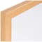 Bi-Office Earth Executive Non-Magnetic Whiteboard, Drywipe Surface, MDF 22 mm Frame With Oak Finish, 1800x1200mm