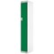 Single Compartment Locker, 300x300x1800mm, Green Door