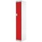 Single Compartment Locker, 300x300x1800mm, Red Door