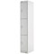 Three Compartment Locker, 300x300x1800mm, Light Grey Door