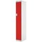 Single Compartment Locker, 300x450x1800mm, Red Door