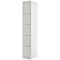 Five Compartment Locker, 300x450x1800mm, Light Grey Door