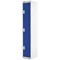 Express Standard Locker, 3 Door, 300x300x1800mm, Light Grey/Blue