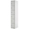 Six compartment Express Standard Locker, 300x300x1800mm, Light Grey Door