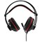 MediaRange Gaming Wired 5.1 Surround Sound Headset with Red LED Backlight Black/Red MRGS300