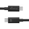 MediaRange USB 3.0 Type C Charge and Sync Cable, 1.2m, Black