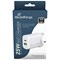 MediaRange GaN Fast Charging Adapter UK Plug, 1xUSB-C and 1xUSB-A, 25W, White