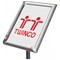 Twinco Floorstanding Snapframe Literature Display, A4, Silver