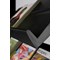 Fast Paper Mobile Literature Display, Single-Sided, 5 Shelves, Black