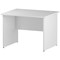 Impulse 1000mm Rectangular Desk, Panel End Leg, White