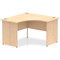 Impulse 1200mm Corner Desk, Panel End Leg, Maple