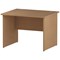Impulse 1000mm Rectangular Desk, Panel End Leg, Oak