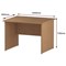 Impulse 1000mm Rectangular Desk, Panel End Leg, Oak