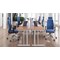 Impulse 1000mm Slim Rectangular Desk, Silver Cantilever Leg, Beech