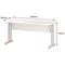 Impulse 1600mm Slim Rectangular Desk, White Cantilever Leg, White Impulse 1600mm Slim Rectangular Desk, White Cantilever Leg, White