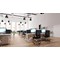 Impulse 1200mm Rectangular Desk, White Cable Managed Leg, White