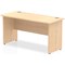 Impulse 1400mm Slim Rectangular Desk, Panel End Leg, Maple Impulse 1400mm Slim Rectangular Desk, Panel End Leg, Maple