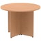 Impulse Arrowhead Circular Table, 1200mm, Oak