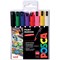 Posca Uni Posca PC-1MR Paint Marker Fine Assorted (Pack of 8)