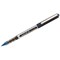 Uni-Ball Eye UB150 Rollerball Pen, Micro, 0.5mm Tip, 0.2mm Line, Blue, Pack of 12