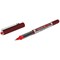Uni-Ball Eye UB150 Rollerball Pen, Micro, 0.5mm Tip, 0.2mm Line, Red, Pack of 12