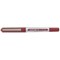 Uni-Ball Eye UB150 Rollerball Pen, Micro, 0.5mm Tip, 0.2mm Line, Red, Pack of 12