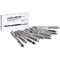 Uni-Ball Eye UB157 Rollerball Pen, Med, 0.7mm Tip, 0.5mm Line, Black, Pack of 12